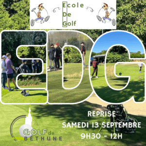 Reprise EDG carré Ecole de Golf enfants et adolescents