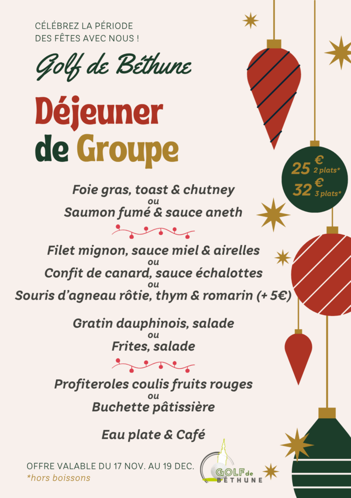 Déjeuner fin d'année